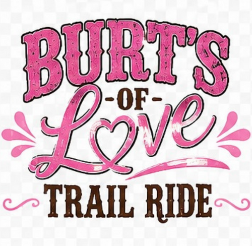 Burt’s of Love Trail Ride tee - pink edition